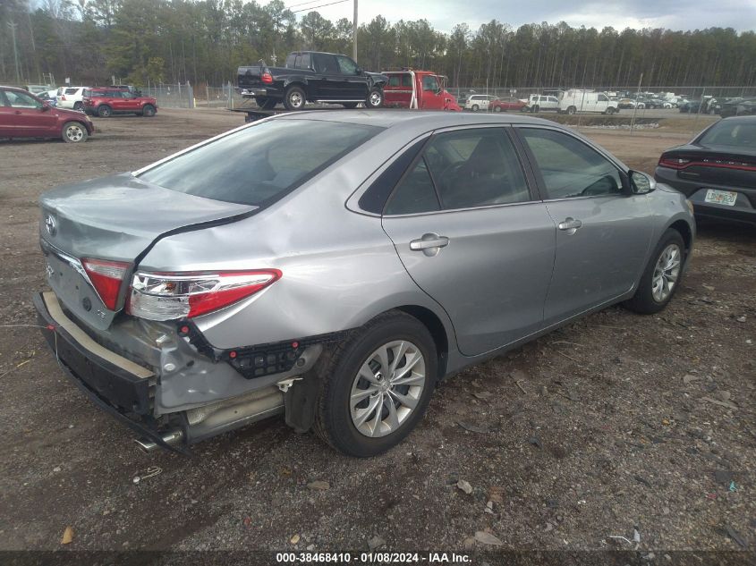 2015 TOYOTA CAMRY LE - 4T1BF1FK9FU478663