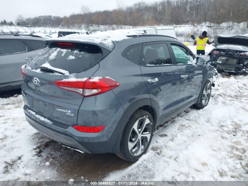 2016 HYUNDAI TUCSON LIMITED/SPORT AND ECO/SE - KM8J3CA24GU178652