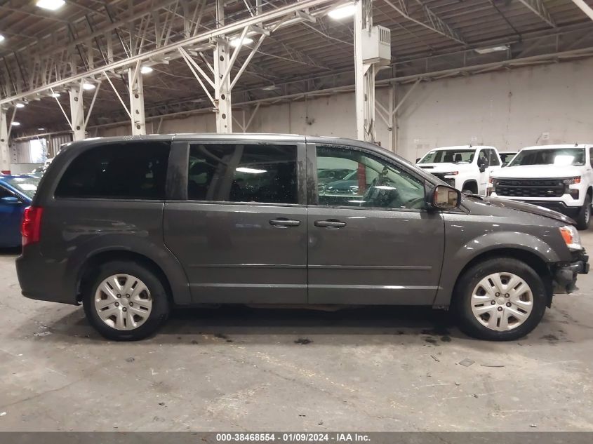 2016 DODGE GRAND CARAVAN SE - 2C4RDGBG5GR237582