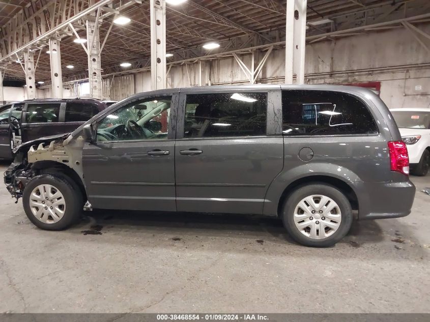 2016 DODGE GRAND CARAVAN SE - 2C4RDGBG5GR237582