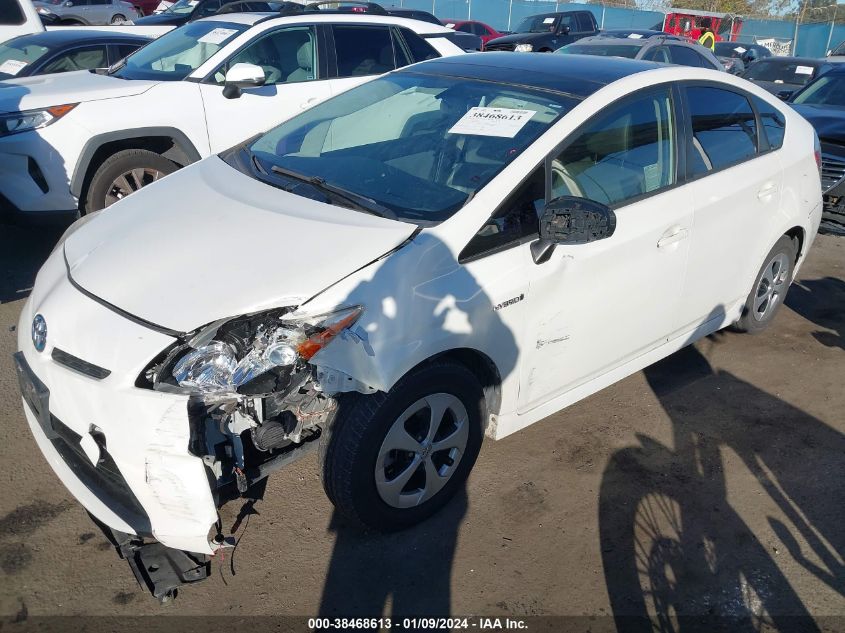 2013 TOYOTA PRIUS FOUR - JTDKN3DUXD5635230
