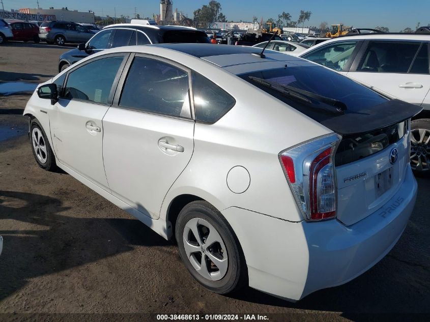 2013 TOYOTA PRIUS FOUR - JTDKN3DUXD5635230