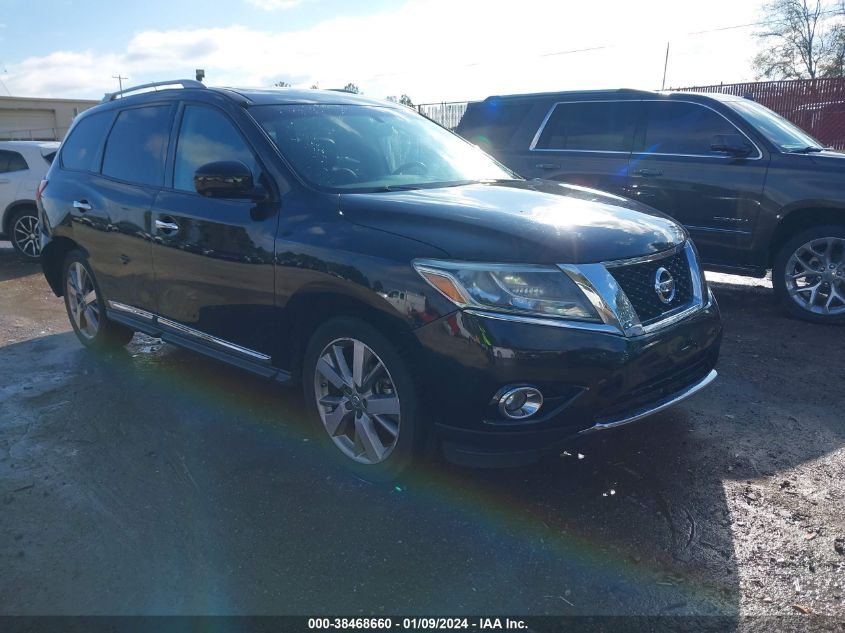 2013 NISSAN PATHFINDER PLATINUM - 5N1AR2MMXDC686129