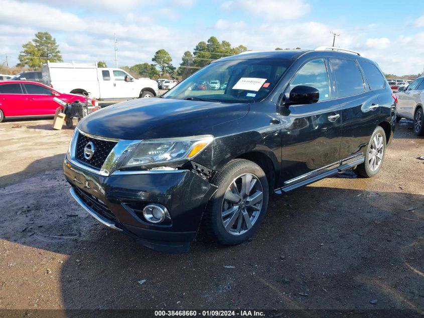2013 NISSAN PATHFINDER PLATINUM - 5N1AR2MMXDC686129