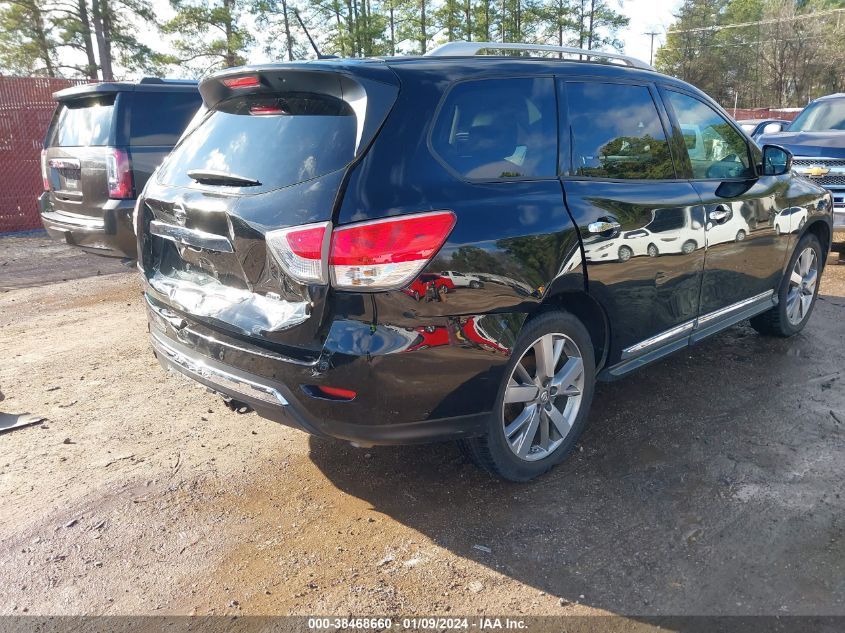 2013 NISSAN PATHFINDER PLATINUM - 5N1AR2MMXDC686129