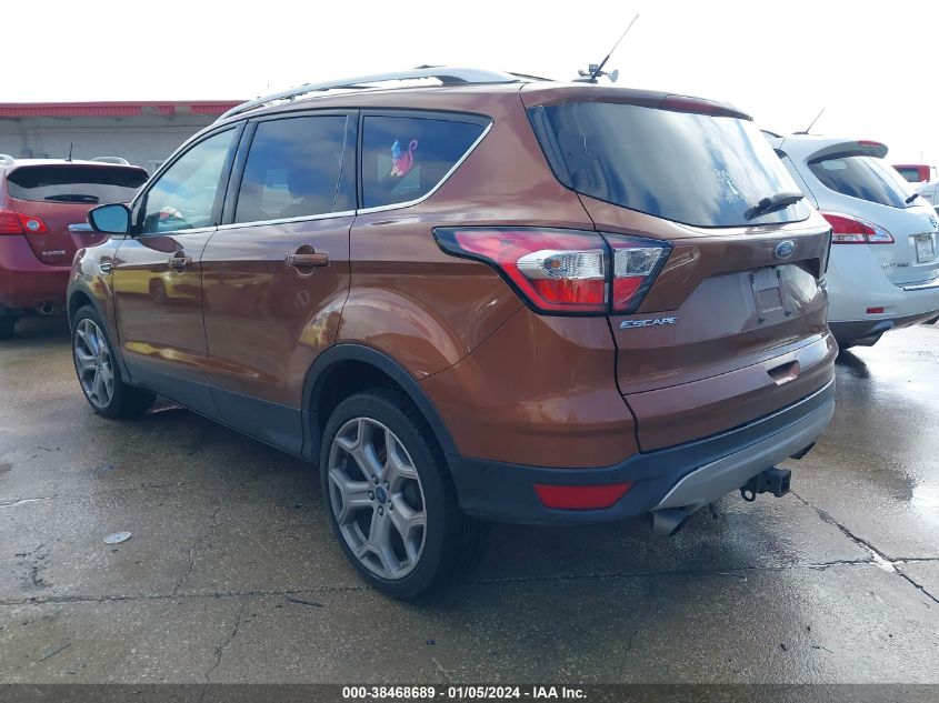 2017 FORD ESCAPE TITANIUM - 1FMCU9J93HUE50535