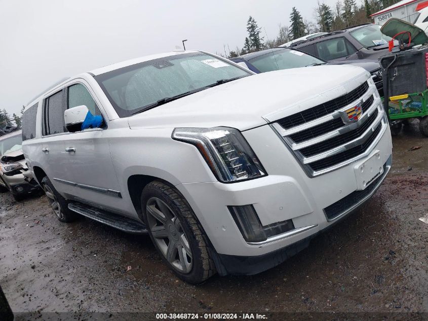 Lot #2536943455 2018 CADILLAC ESCALADE ESV LUXURY salvage car