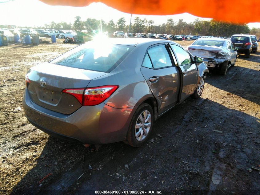 2016 TOYOTA COROLLA LE - 2T1BURHEXGC548833