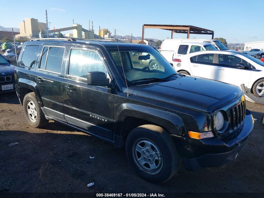 2015 JEEP PATRIOT SPORT - 1C4NJPBB7FD118297