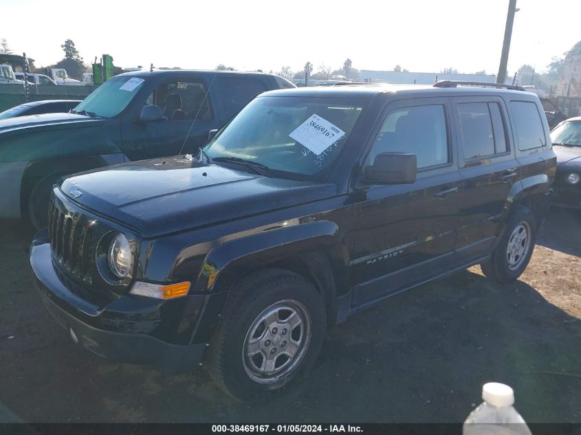 2015 JEEP PATRIOT SPORT - 1C4NJPBB7FD118297