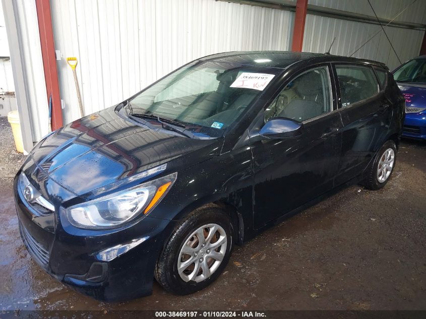 2013 HYUNDAI ACCENT GS - KMHCT5AE2DU125605