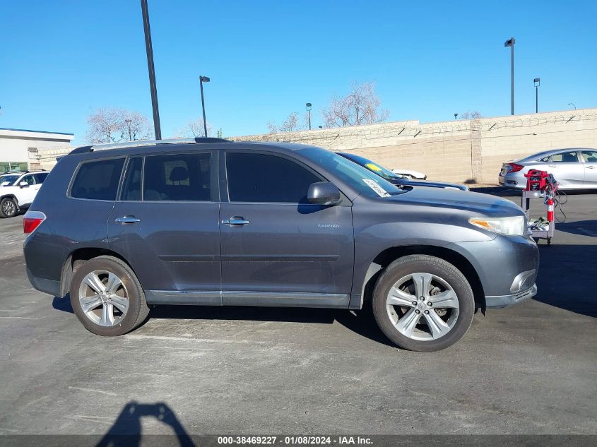 2013 TOYOTA HIGHLANDER LIMITED V6 - 5TDYK3EH0DS092615