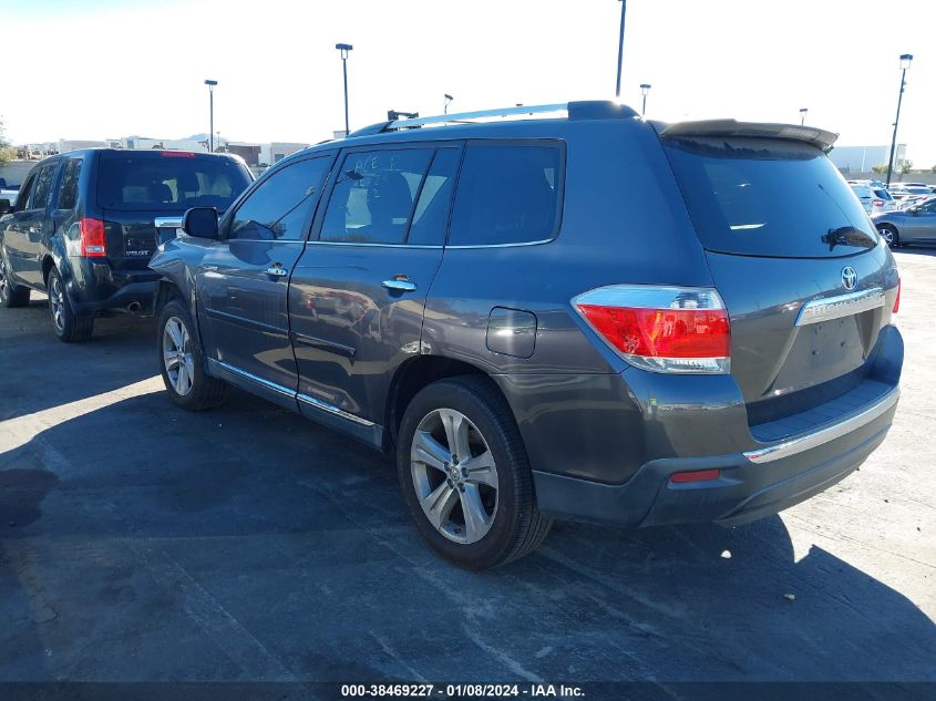 2013 TOYOTA HIGHLANDER LIMITED V6 - 5TDYK3EH0DS092615