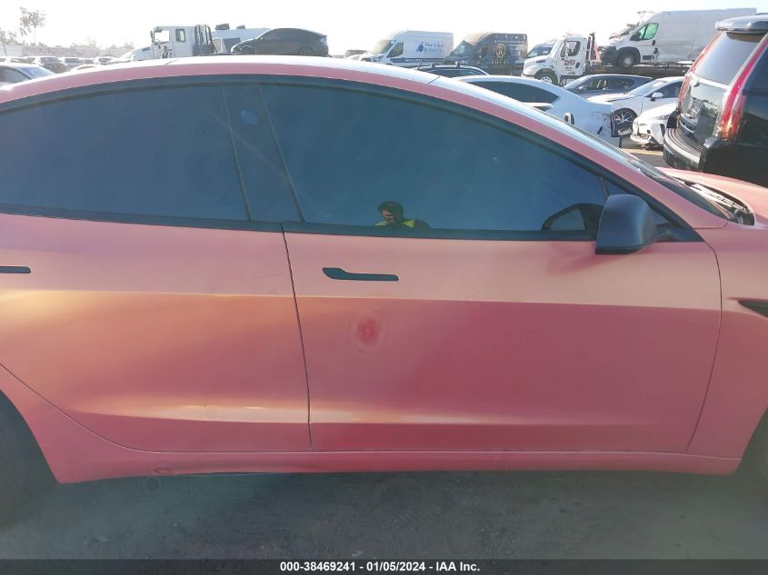 2021 TESLA MODEL 3 STANDARD RANGE PLUS REAR-WHEEL DRIVE - 5YJ3E1EA9MF017473