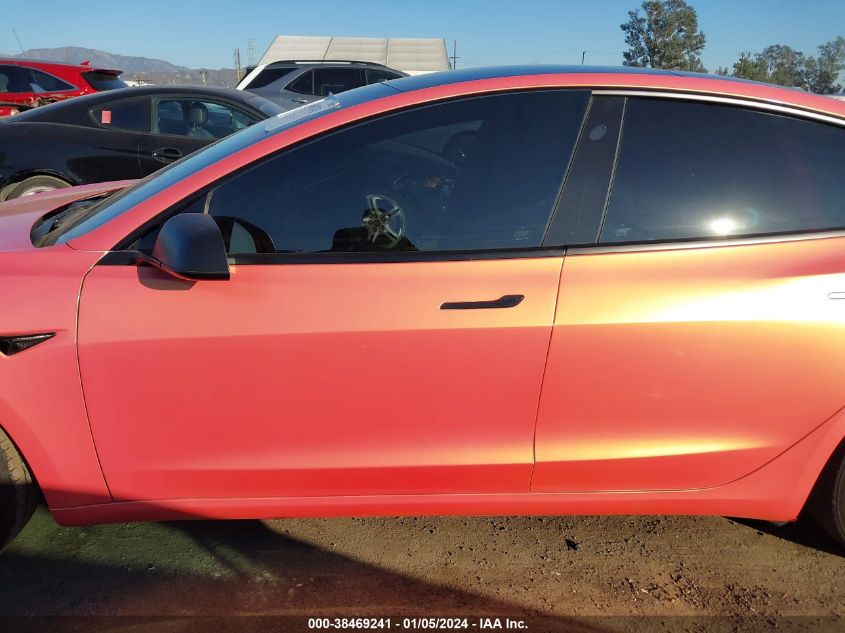 2021 TESLA MODEL 3 STANDARD RANGE PLUS REAR-WHEEL DRIVE - 5YJ3E1EA9MF017473