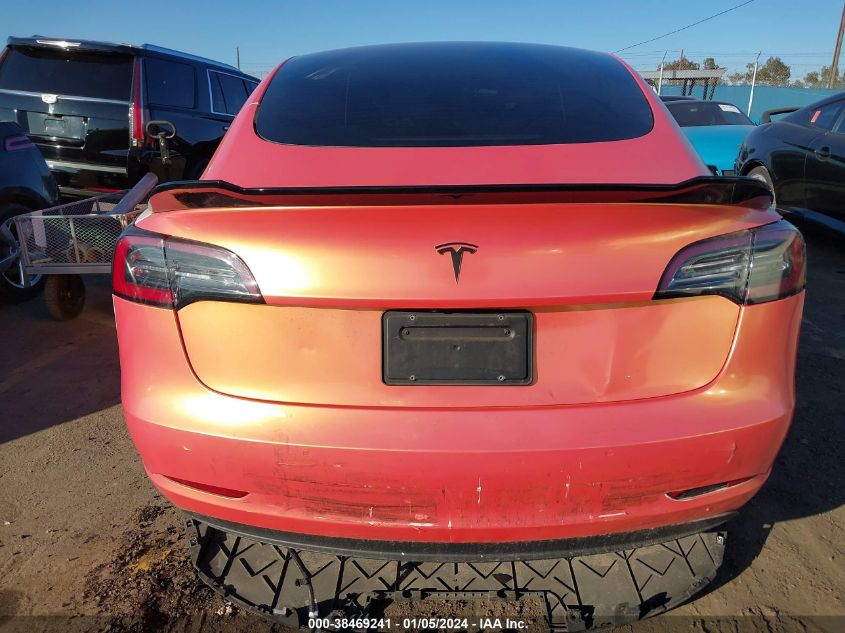 2021 TESLA MODEL 3 STANDARD RANGE PLUS REAR-WHEEL DRIVE - 5YJ3E1EA9MF017473