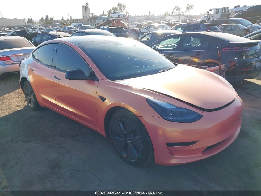 2021 TESLA MODEL 3 STANDARD RANGE PLUS REAR-WHEEL DRIVE - 5YJ3E1EA9MF017473