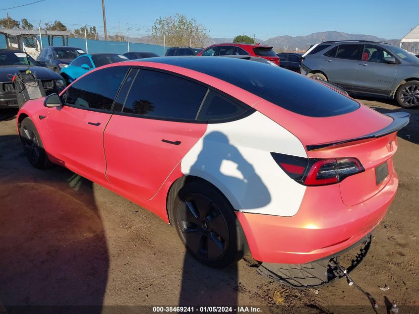 2021 TESLA MODEL 3 STANDARD RANGE PLUS REAR-WHEEL DRIVE - 5YJ3E1EA9MF017473