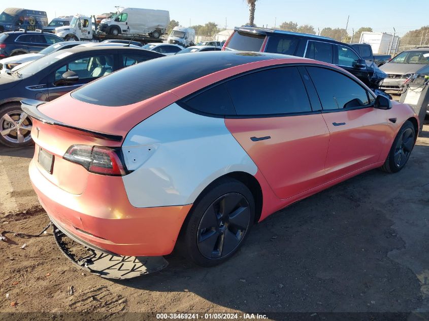 2021 TESLA MODEL 3 STANDARD RANGE PLUS REAR-WHEEL DRIVE - 5YJ3E1EA9MF017473