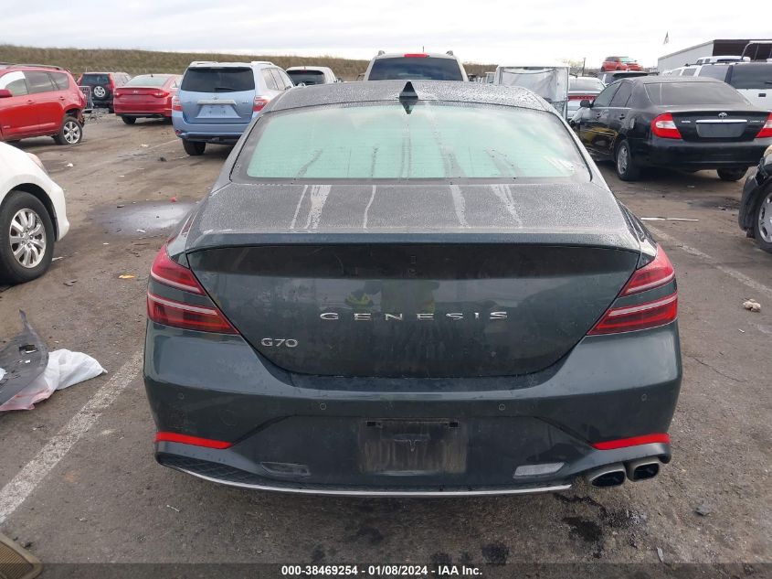 2023 GENESIS G70 PRESTIGE - KMTG34TA7PU111683