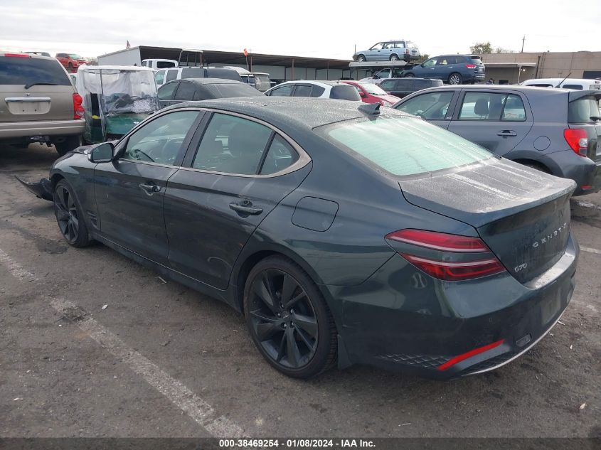 2023 GENESIS G70 PRESTIGE - KMTG34TA7PU111683