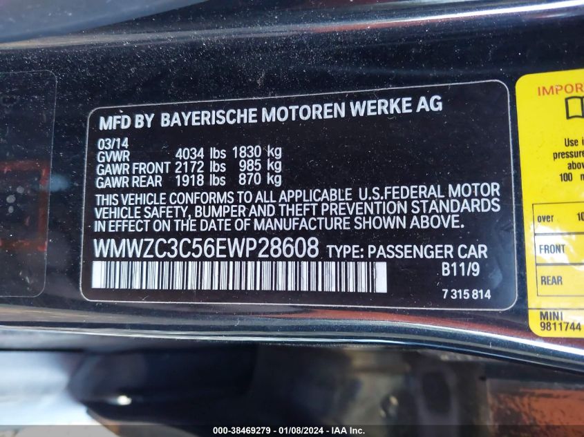 2014 MINI COUNTRYMAN COOPER S - WMWZC3C56EWP28608