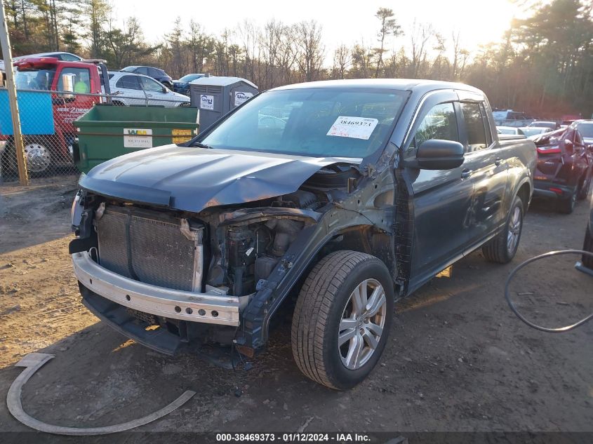 2017 HONDA RIDGELINE RT - 5FPYK3F24HB004712