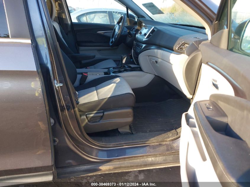 2017 HONDA RIDGELINE RT - 5FPYK3F24HB004712