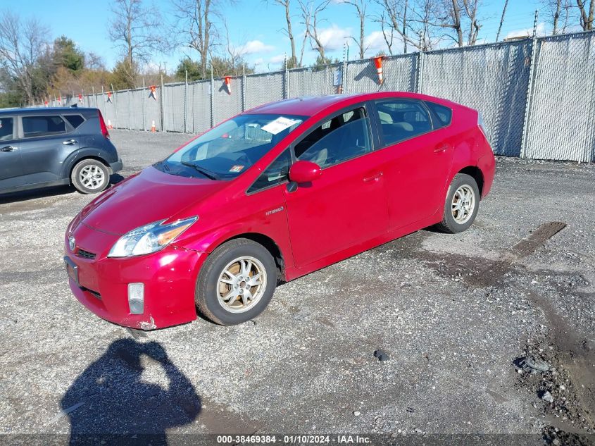 JTDKN3DU0B5357080 | 2011 TOYOTA PRIUS