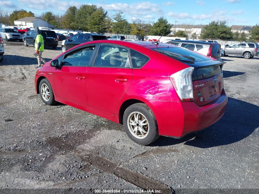 JTDKN3DU0B5357080 | 2011 TOYOTA PRIUS