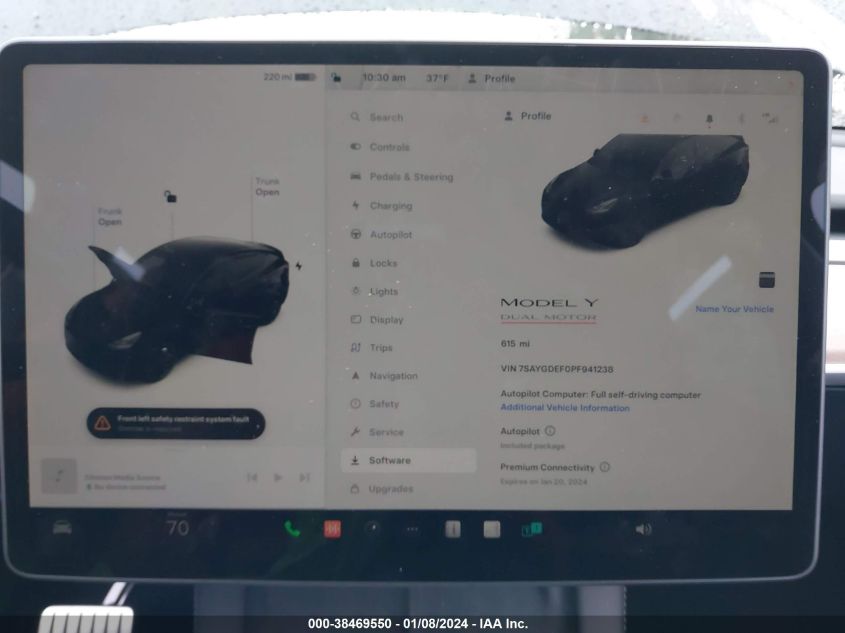 2023 TESLA MODEL Y - 7SAYGDEFOPF941238
