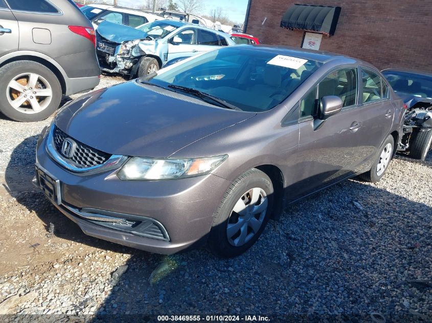 2015 HONDA CIVIC LX - 19XFB2F56FE045897