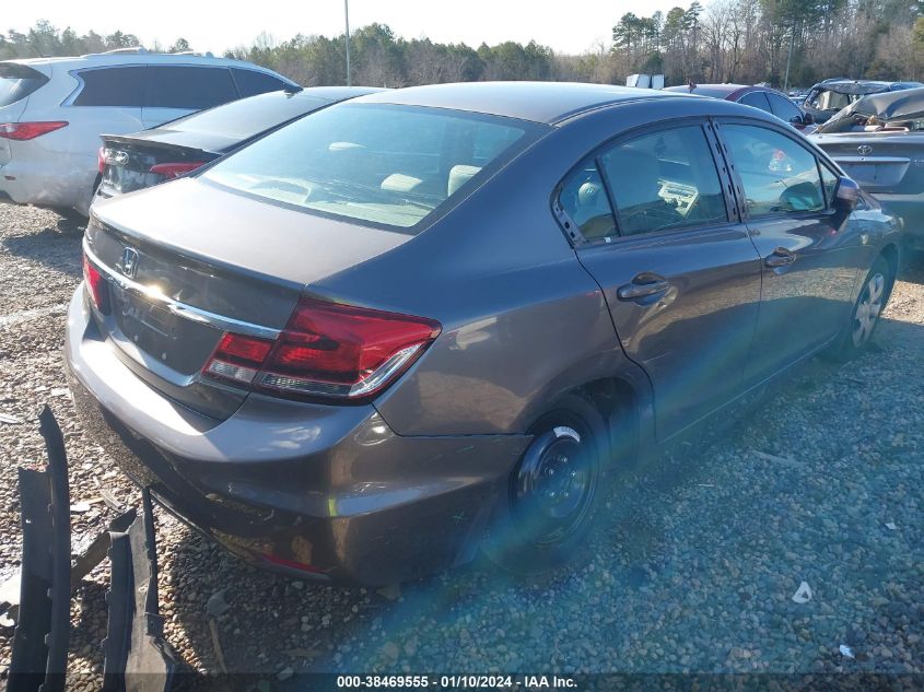 2015 HONDA CIVIC LX - 19XFB2F56FE045897
