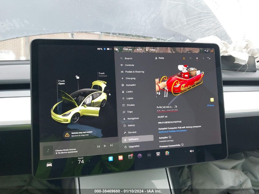 2020 TESLA MODEL 3 PERFORMANCE DUAL MOTOR ALL-WHEEL DRIVE - 5YJ3E1ECXLF647146