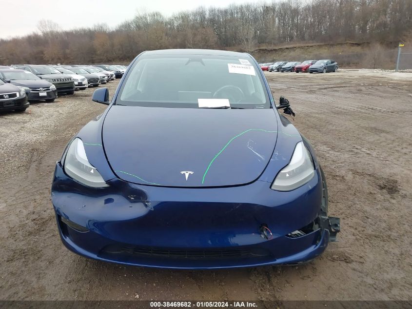 2023 TESLA MODEL Y AWD/LONG RANGE DUAL MOTOR ALL-WHEEL DRIVE - 7SAYGDEE7PA195701