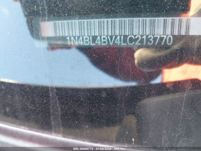 2020 NISSAN ALTIMA S - 1N4BL4BV4LC213770