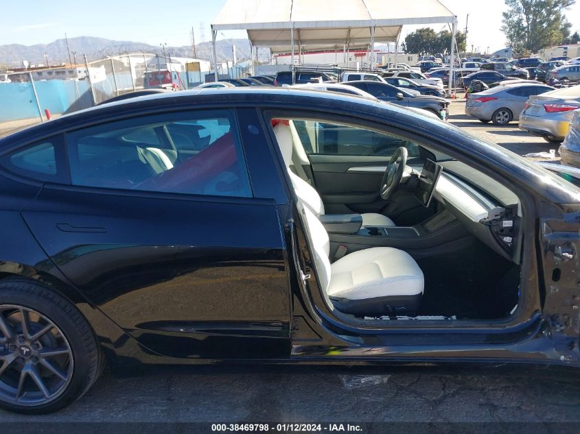 2021 TESLA MODEL 3 STANDARD RANGE PLUS REAR-WHEEL DRIVE - 5YJ3E1EA5MF018443