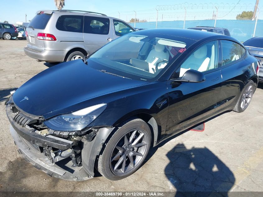 2021 TESLA MODEL 3 STANDARD RANGE PLUS REAR-WHEEL DRIVE - 5YJ3E1EA5MF018443