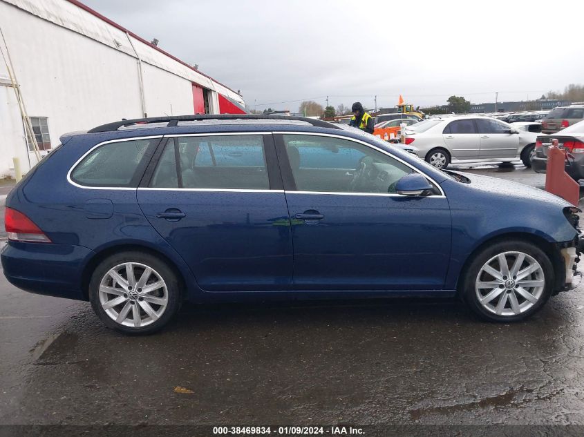 2014 VOLKSWAGEN JETTA SPORTWAGEN TDI W/SUNROOF - 3VWPL7AJ3EM606187