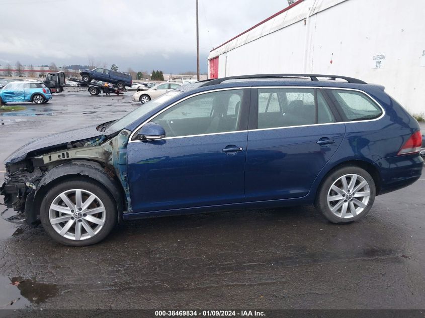 2014 VOLKSWAGEN JETTA SPORTWAGEN TDI W/SUNROOF - 3VWPL7AJ3EM606187