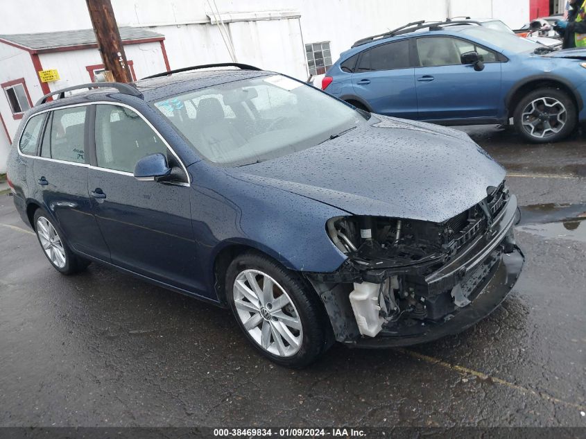 2014 VOLKSWAGEN JETTA SPORTWAGEN TDI W/SUNROOF - 3VWPL7AJ3EM606187