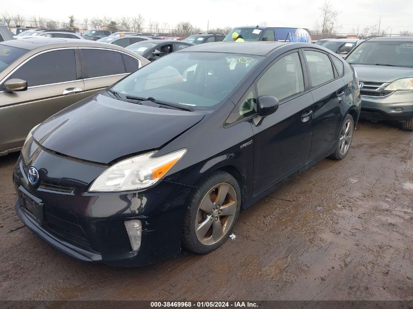 2013 TOYOTA PRIUS THREE SE - JTDKN3DU8D5572807