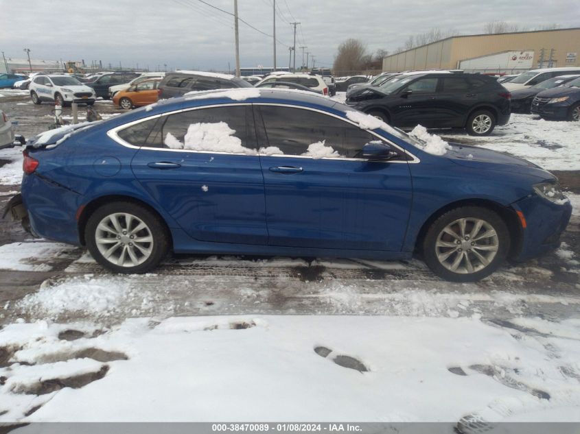 2015 CHRYSLER 200 C - 1C3CCCCG0FN572765