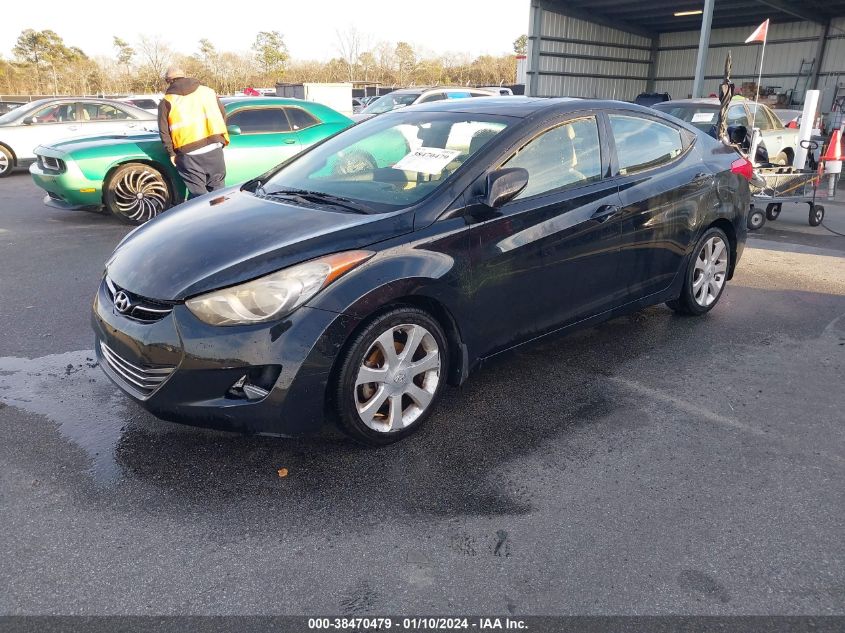 2013 HYUNDAI ELANTRA LIMITED - 5NPDH4AE1DH244339