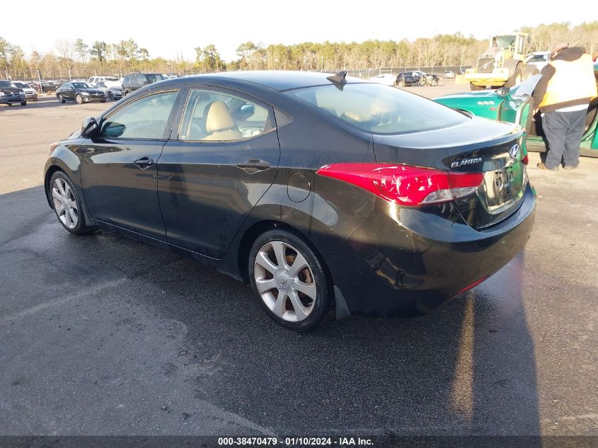 2013 HYUNDAI ELANTRA LIMITED - 5NPDH4AE1DH244339