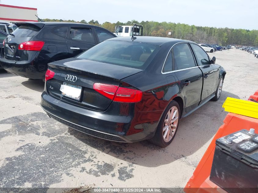 2015 AUDI A4 2.0T PREMIUM - WAUEFAFL6FN032083