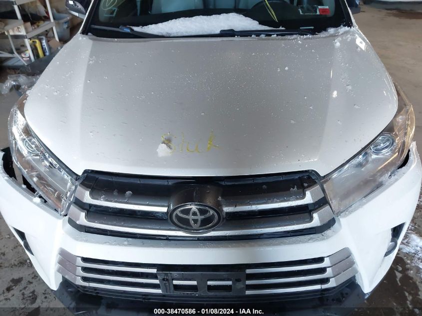 2017 TOYOTA HIGHLANDER XLE - 5TDJZRFH8HS510942