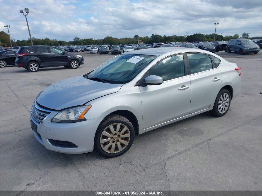 2014 NISSAN SENTRA FE+ S/FE+ SV/S/SL/SR/SV - 3N1AB7AP6EL672466