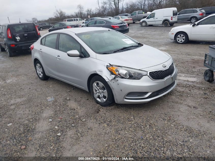 2015 KIA FORTE LX - KNAFK4A60F5431249
