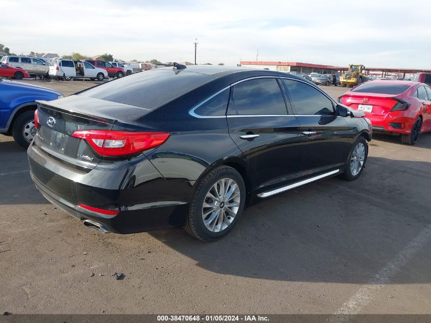 2015 HYUNDAI SONATA LIMITED - 5NPE34AF9FH078702